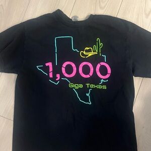 Tesla Giga Texas Black Graphic T-Shirt